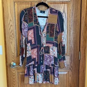 Vici Dolls Patchwork Dress